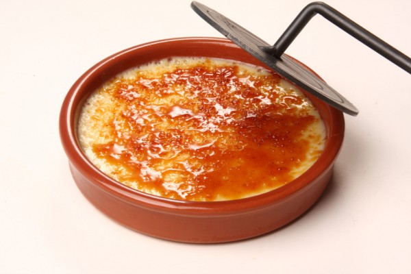 Crème brûlée de munster au cumin