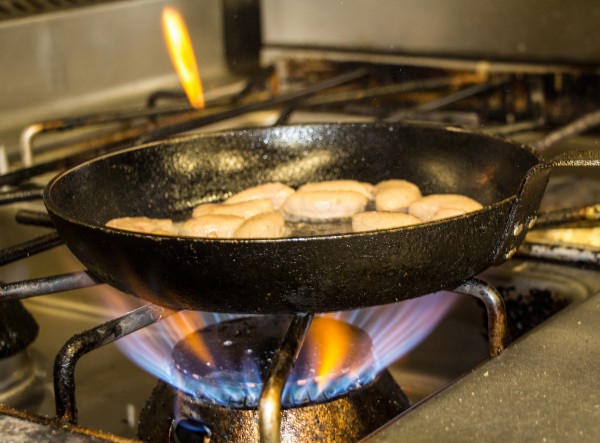 Les amourettes cuisinées par le Chef Gilles Roeckel de l'établissement les 3 Roses !