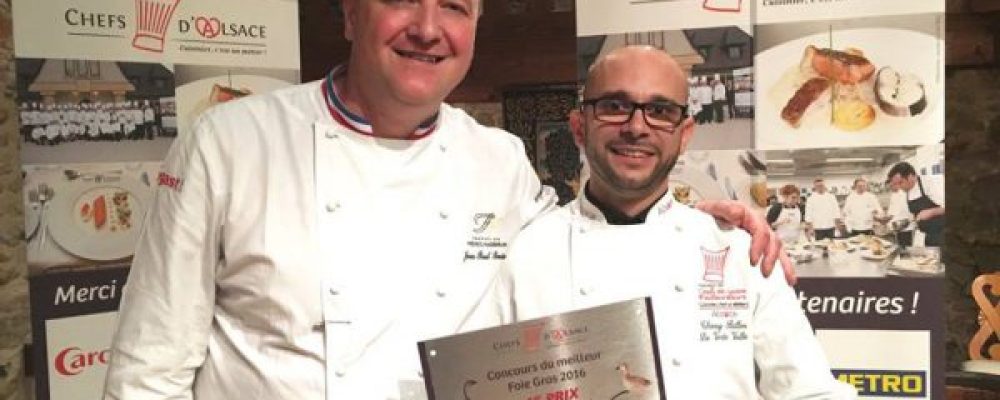 Thony Billon, vainqueur du concours du meilleur foie gras de canard !